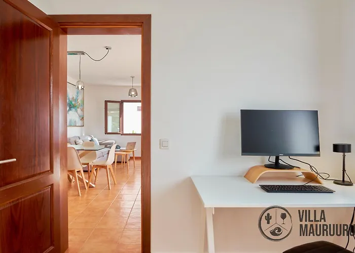 Mauruuru - 10 Minutes Walking To Marina Rubicón, Heated Pool, Bbq&office Space With Desk&high Speed Internet